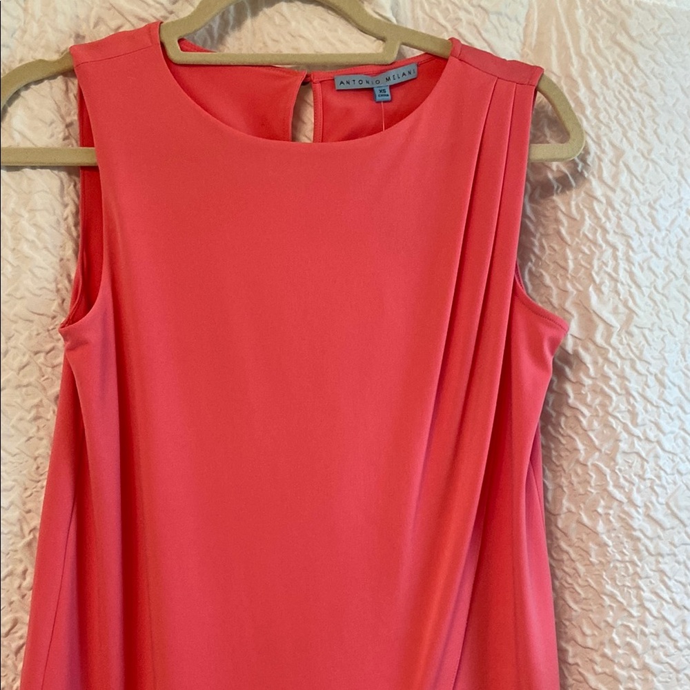 ANTONIO MELANI Coral Sleeveless Top